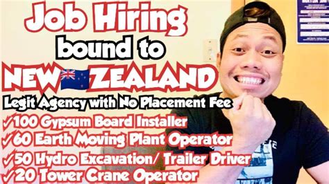 poea job hiring in new zealand for female